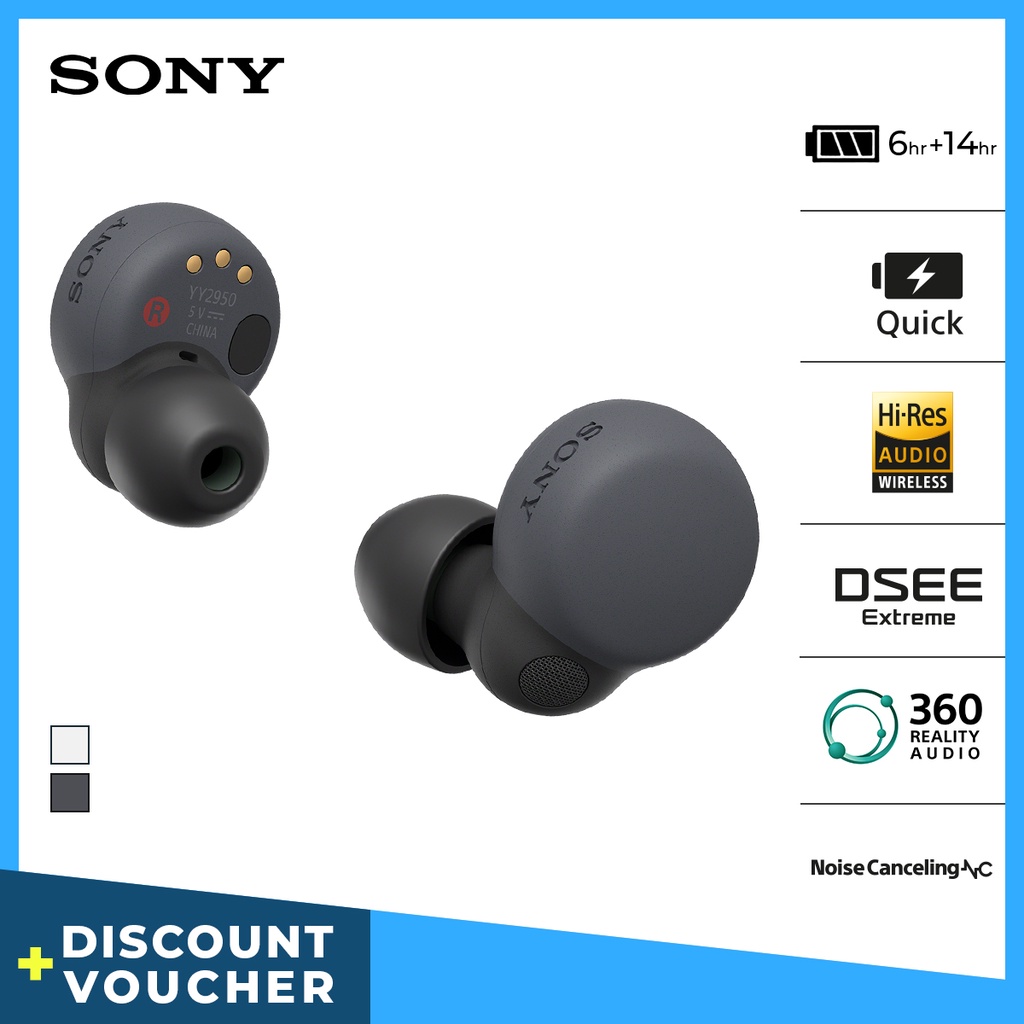 SONY Linkbuds S TWS WF-LS900N Truly Wireless Noise Canceling For Android &amp; IOS - Black