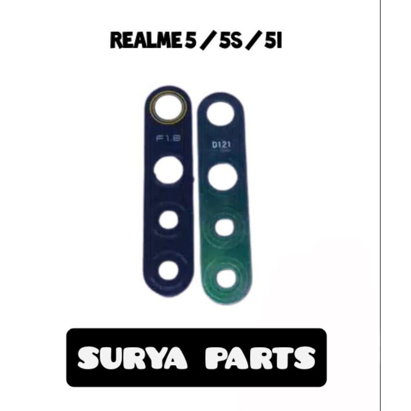 KACA KAMERA LENSA KAMERA BELAKANG REALME 5 / REALME 5S / REALME 5I