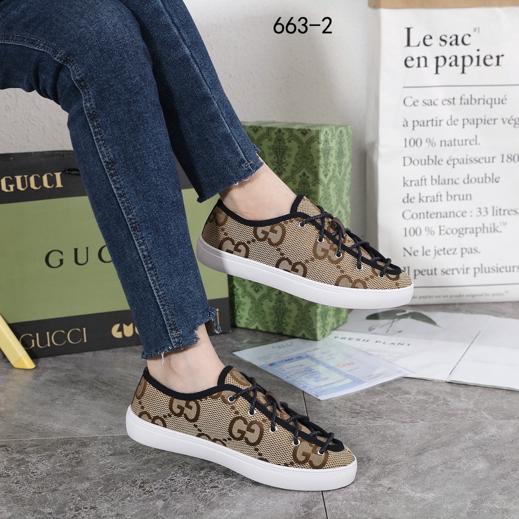 GC Jumbo GG Canvas Women Sneakers 663-2