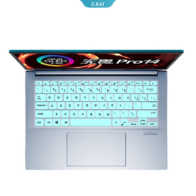 Stiker Pelindung Keyboard OLED 14 &quot;Bahan Silikon Anti Air Untuk ASUS Vivobook Pro 14&quot;