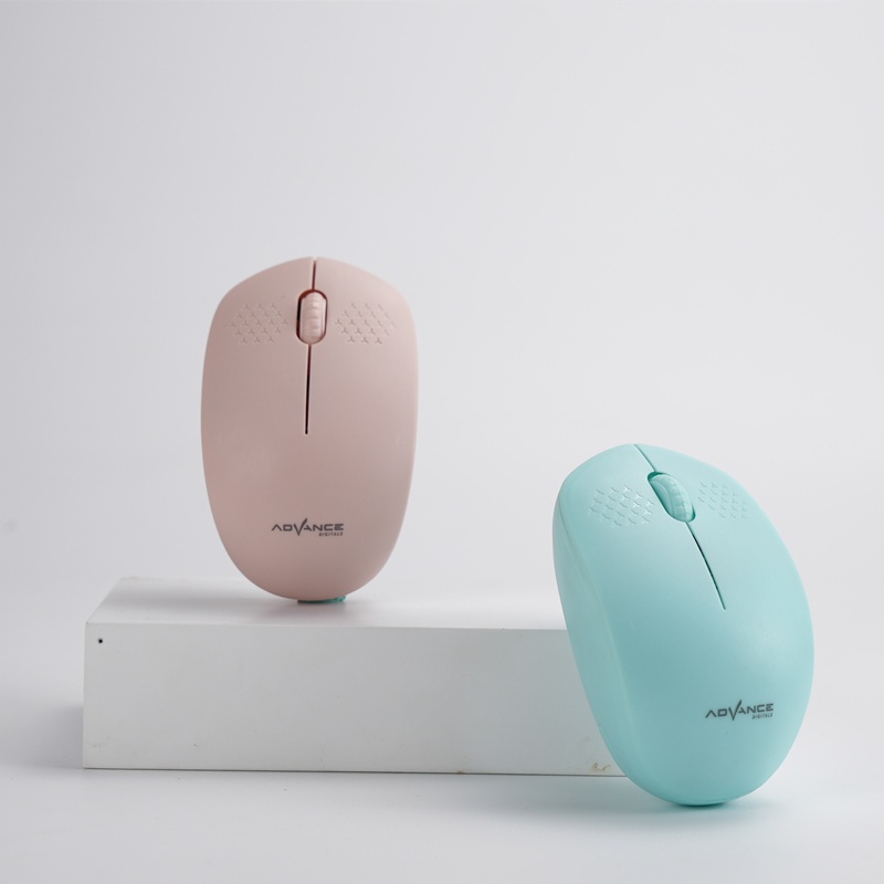 【READY STOCK】ADVANCE Mouse Wireless(Kirim Baterai) WM-503 Mouse Warna Warni Garansi Resmi 1 tahun