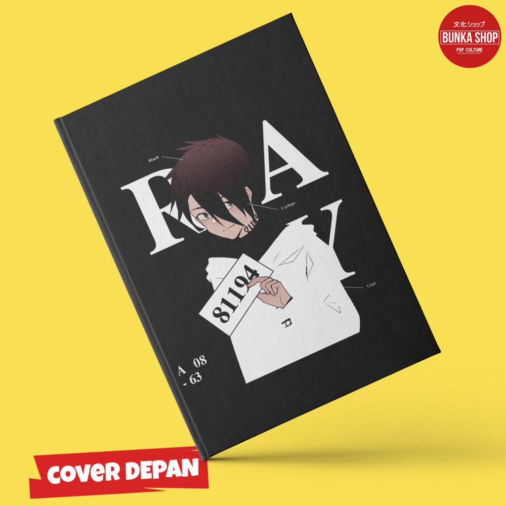 

Note Book Hardover Anime The Promised Neverland Ray Ukuran A5 Jurnal Agenda Planner Notebook Gift Couple