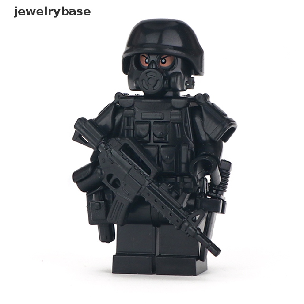 (jewelrybase) Mainan Miniatur Senjata Militer MOC SWAT City Mini Untuk Anak