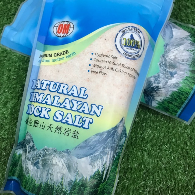 OM Natural Himalayan Salt (500gr) Premium Grade Garam Himalaya