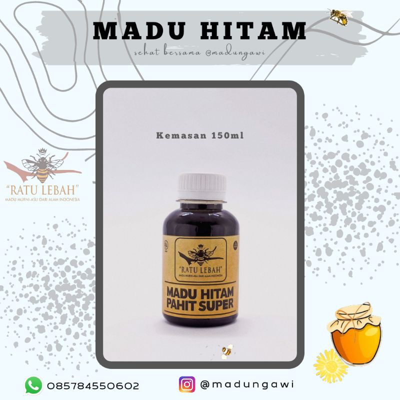 

Madu Hitam Super Pahit 150ml