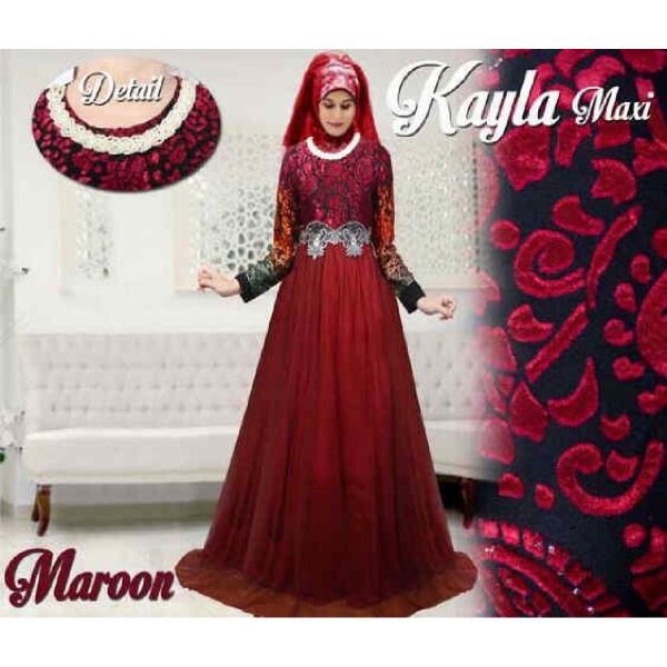 NM-Kayla Maxi /Gamis Pesta termurah