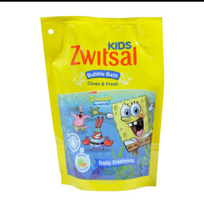 Zwitsal kids baby bath blue 250/zwitsal kids blue refil