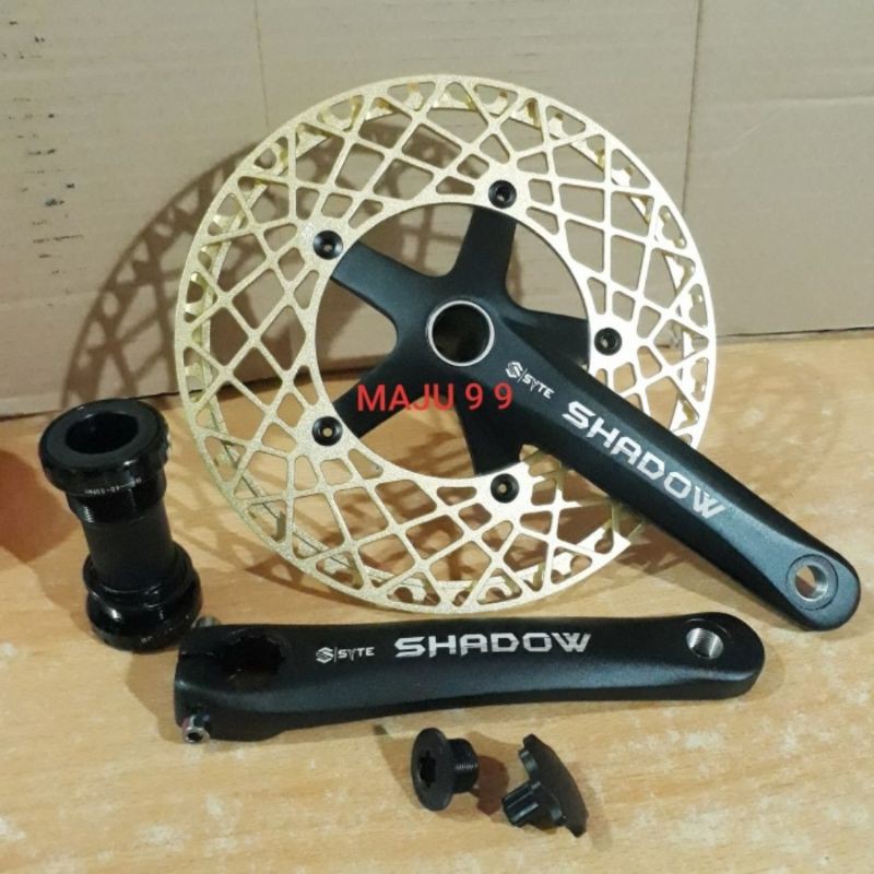 CRANKSET CRANK SET SYTE SHADOW 53 T HOLLOTECH 2 170 MM