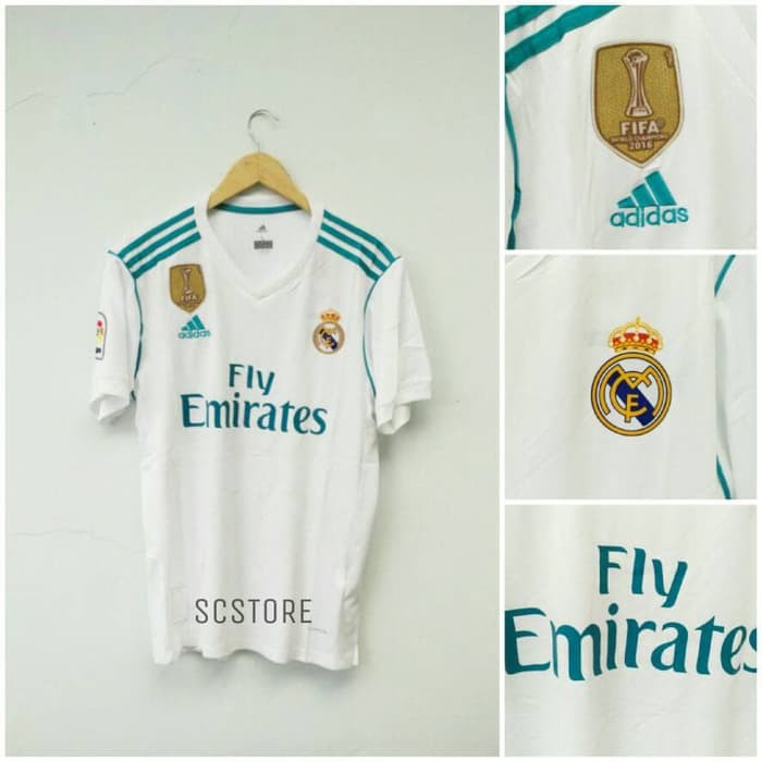 Promo Jersey Real Madrid Home Official 2017 2018 17 18 Grade Ori Berkualitas