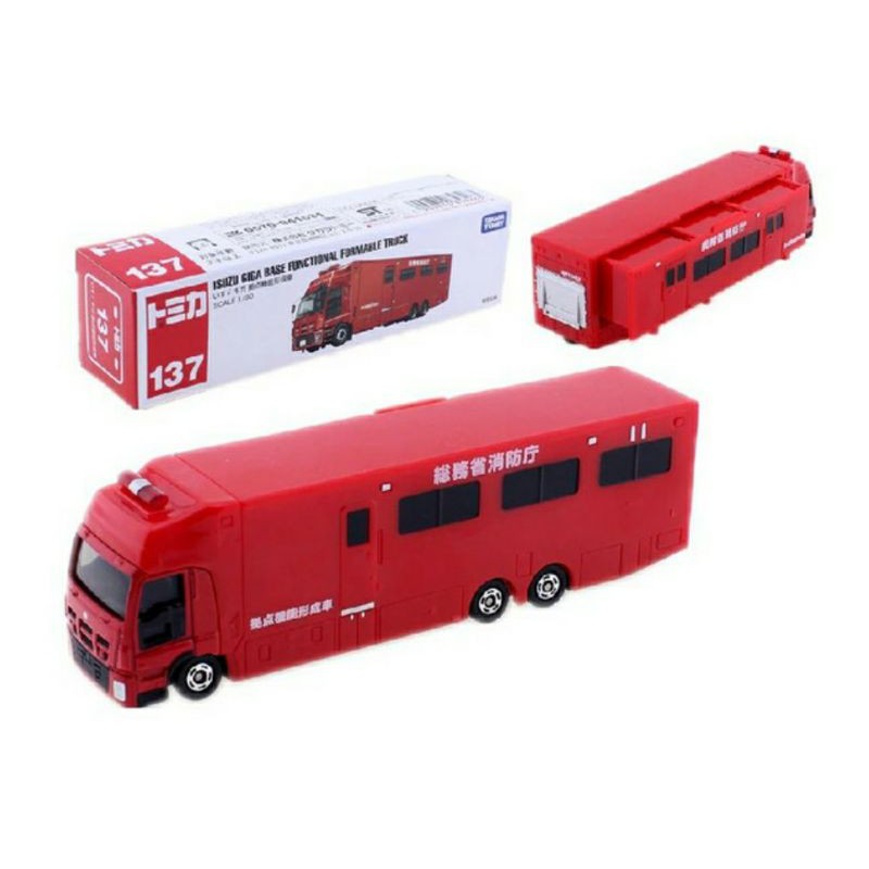 Tomica Long 137 ISUZU GIGA BASE FUNCTIONAL FORMABLE