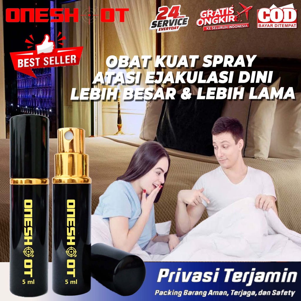 Obat Ejakulasi Dini  Lemah Syahwat Disfungsi Ereksi Mr p Susah Bangun & Loyo Herbal - Oneshoot Spray