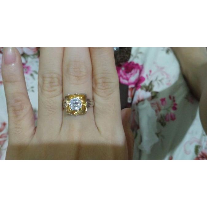 READY STOCK simulated diamond, berlian simulasi 1.25 carat