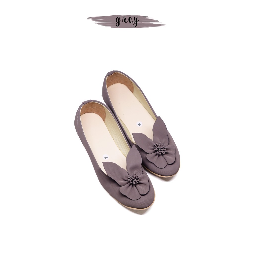 Flatshoes Pita Bulat Bunga