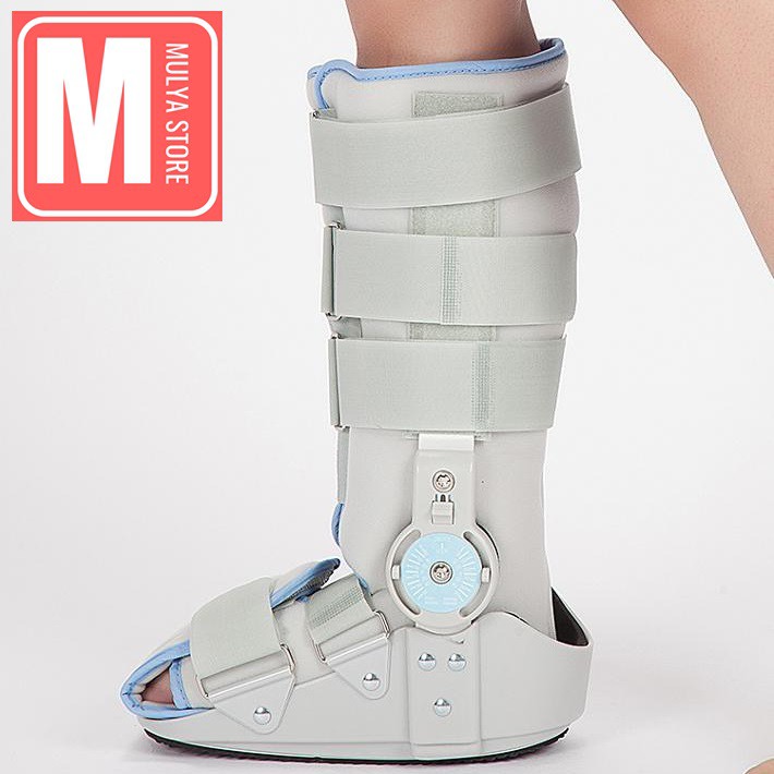 Ankle Walker Boot Rom Inflatable Brace With Range of Motion Control