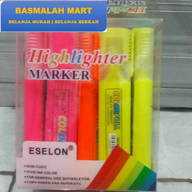 

Stabilo Eselon Textliner Murah Termurah (Ilham Berkah Mart)
