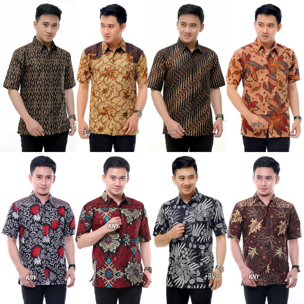 Baju  Batik  Pria  Gus Azmi Shopee  Indonesia