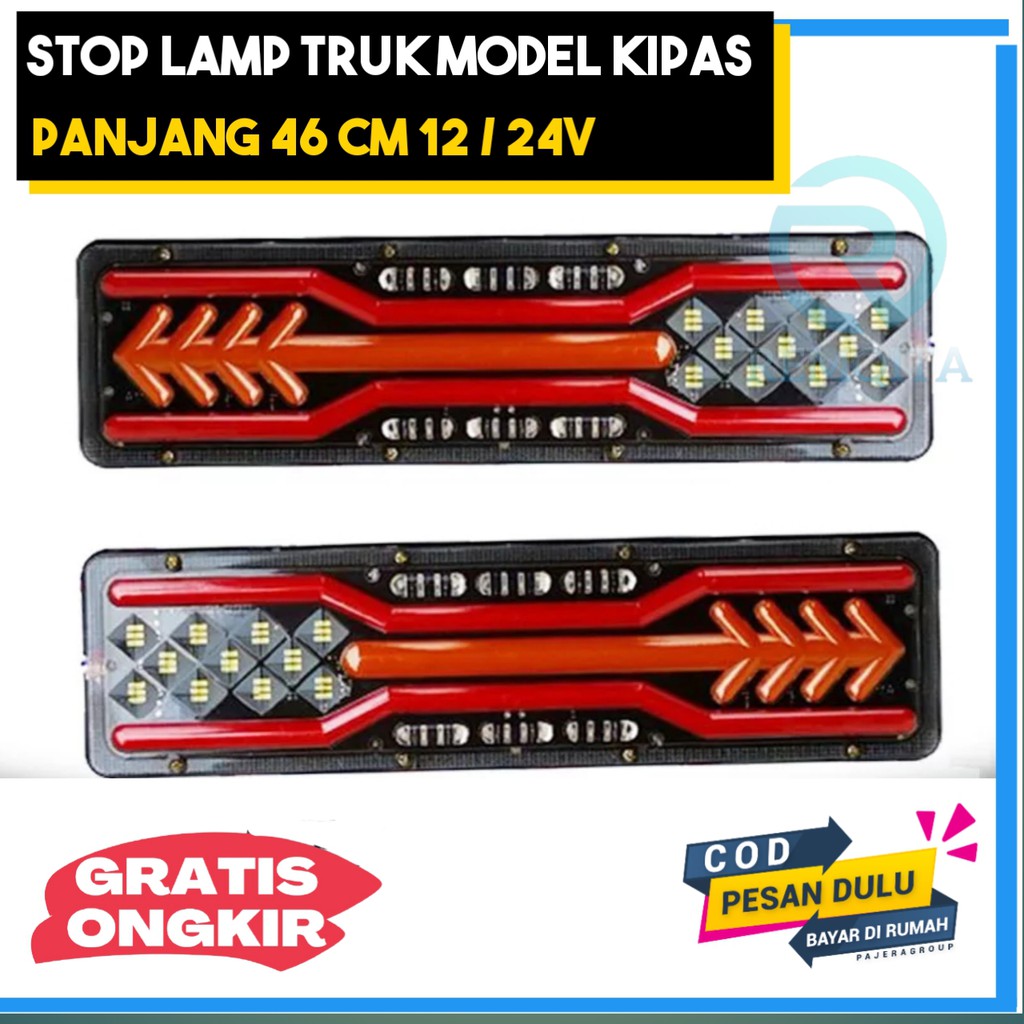 Stoplamp Truk 24 Volt lampu Bak Truk 24 Volt Lampu Belakang Truk led 24 Volt Stop Lamp Truk Terbaru
