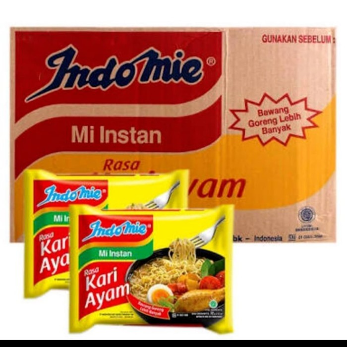 

INDOMIE INSTANT MIE KUAH RASA KARI AYAM 1 DUS / KARTON
