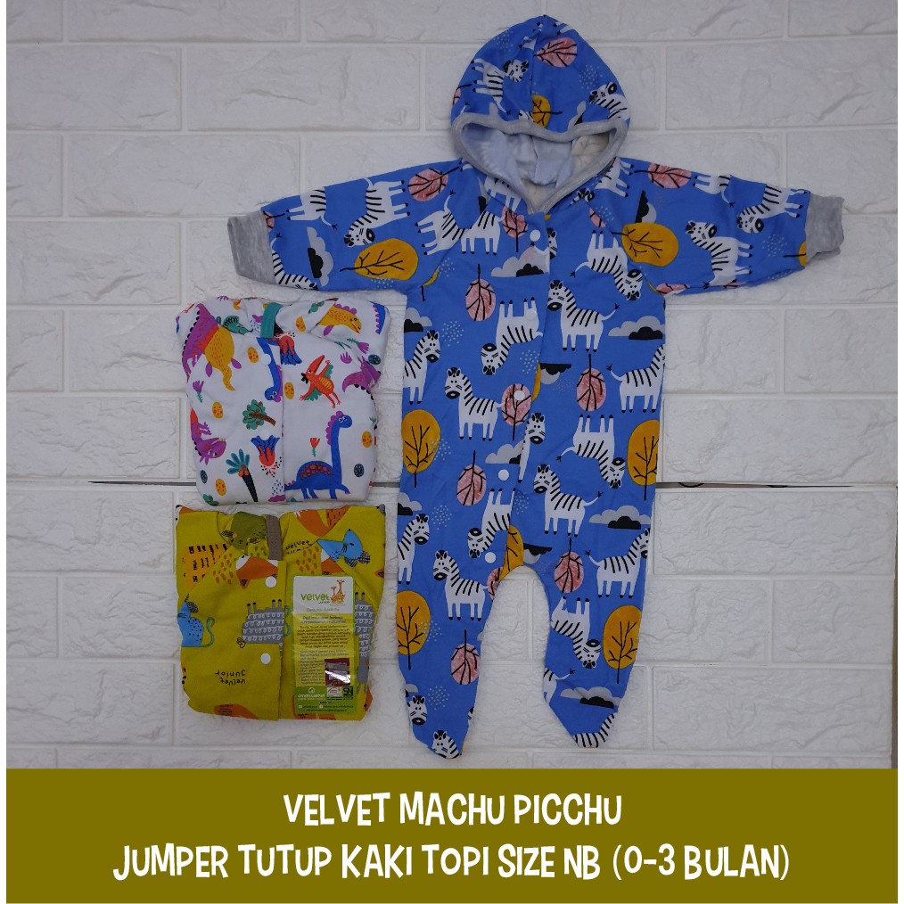 Velvet Junior Jumper Panjang Buka/Tutup Kaki