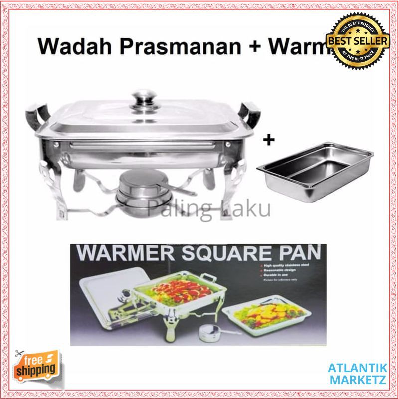 Prasmanan Warmer Square Pan