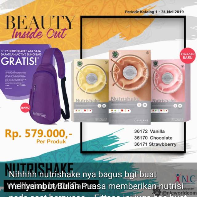 

Nutrishake free slingbag