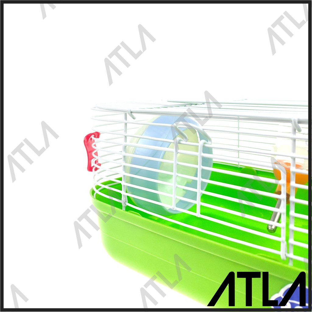 Kandang Hamster Mini Warna Rumah Hewan Peliharaan Besi Kecil KH005-2