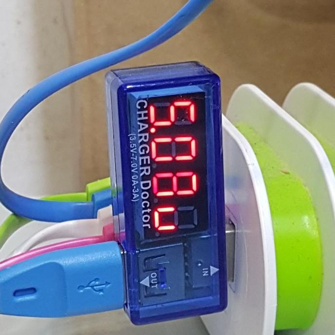 USB Charger Doctor Volt Amp + Fast Charger Cable. inovvt90 Murah