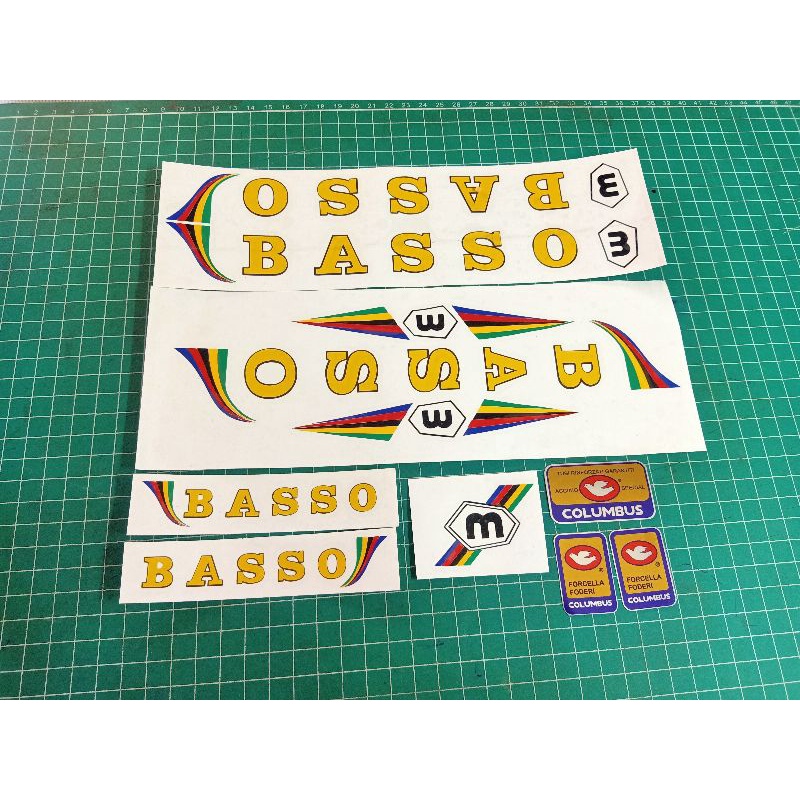 stiker sepeda Basso roadbike