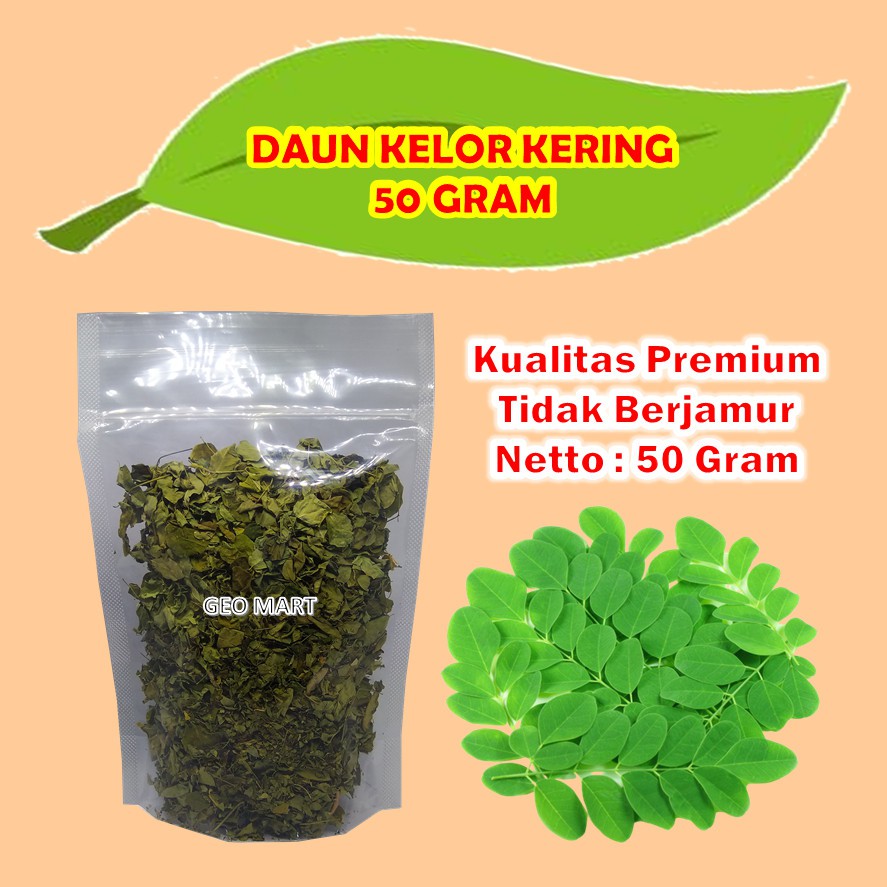 

50 GRAM DAUN KELOR KERING