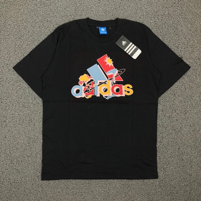 Kaos adidas trefoil logo premium full tag hypebeast indonesia warna hitam lengan pendek| kaos adidas import | kaos oblong pria | t-shirt pria | kaos distro pria bandung murah | kaos terlaris | kaos viral tiktok