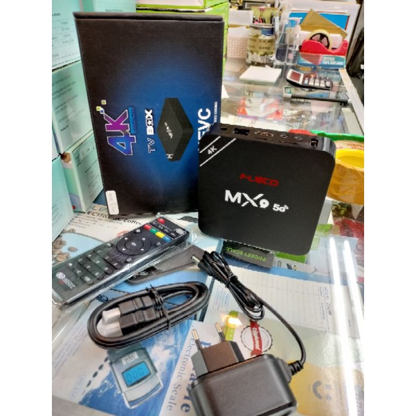 Android TV BOX  MXQ Pro 4K 5G Smart TV Box Media Player (DUS BIRU)