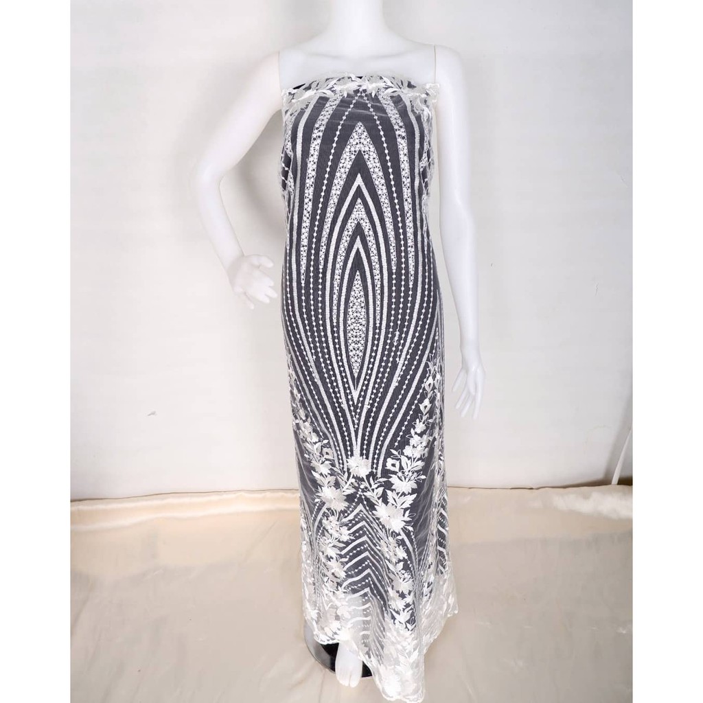 BROKAT MURAH/TILLE MURAH/BAHAN KEBAYA/BROKAT 3D