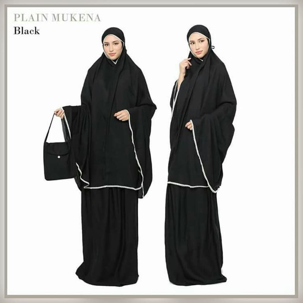 MUKENA POLOS HYGET RENDA / MUKENA POLOS DEWASA BAHAN HYGET