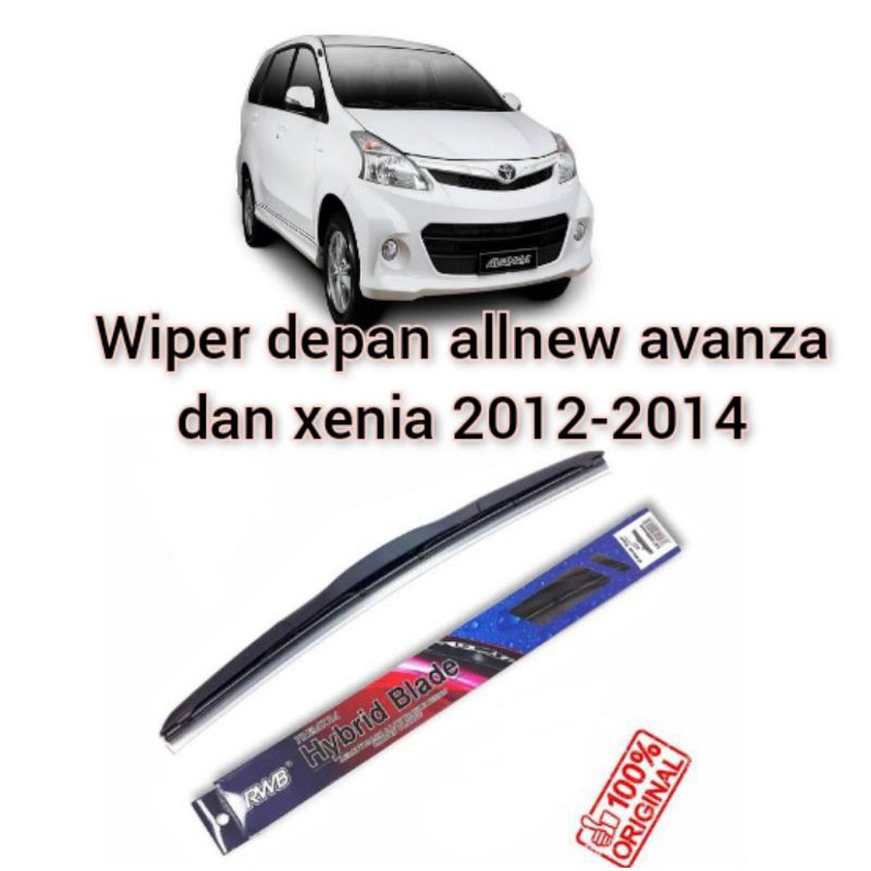 wiper depan allnew avanza dan xenia model hybrid 21&quot; &amp;16&quot;