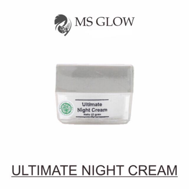 MS GLOW ULTIMATE NIGHT CREAM / CREAM MALAM ULTIMATE / KRIM MALAM MS GLOW