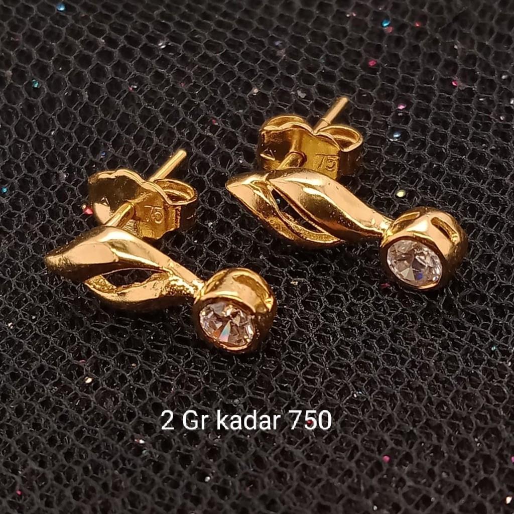 Anting Emas 17K - 2 Gr Kadar 750 - 1228