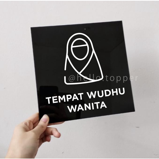 

Sign Board | Tempat Wudhu Wanita Modern Akrilik 20x20 Printed helloto99 Segera Dapatkan