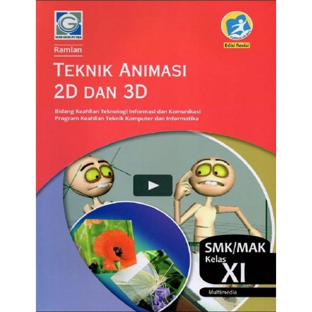 Teknik Animasi  2D dan 3D SMK kls XI