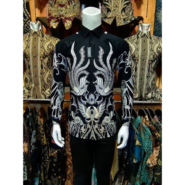 Kemeja Batik Pria Slimfit Best Seller Lengan Panjang kemeja batik premium