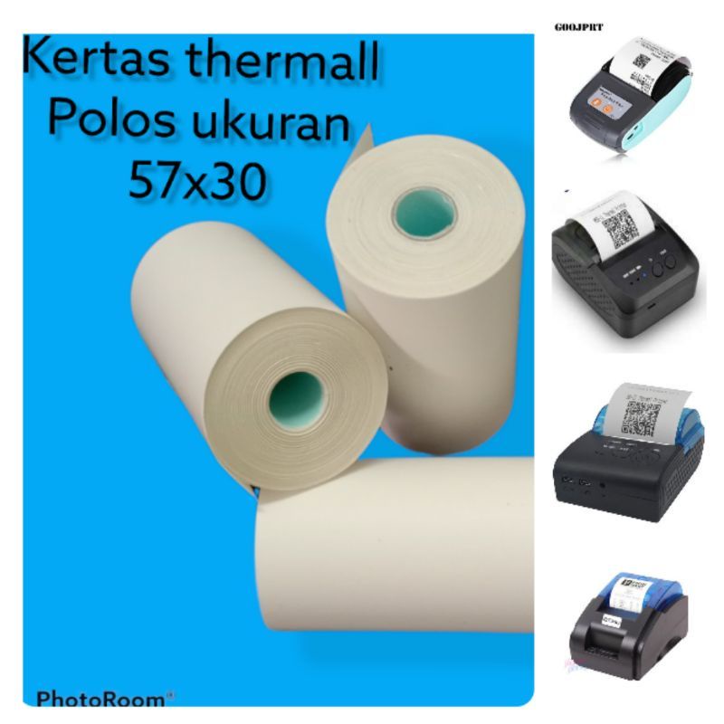 

KERTAS THERMAL EDC BLUETOOTH UKURAN 57x30/58x30 Mm