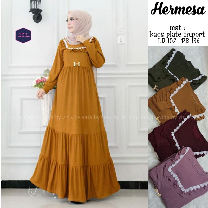 HERMESA DRESS ORI BY ALFASHION SOLO