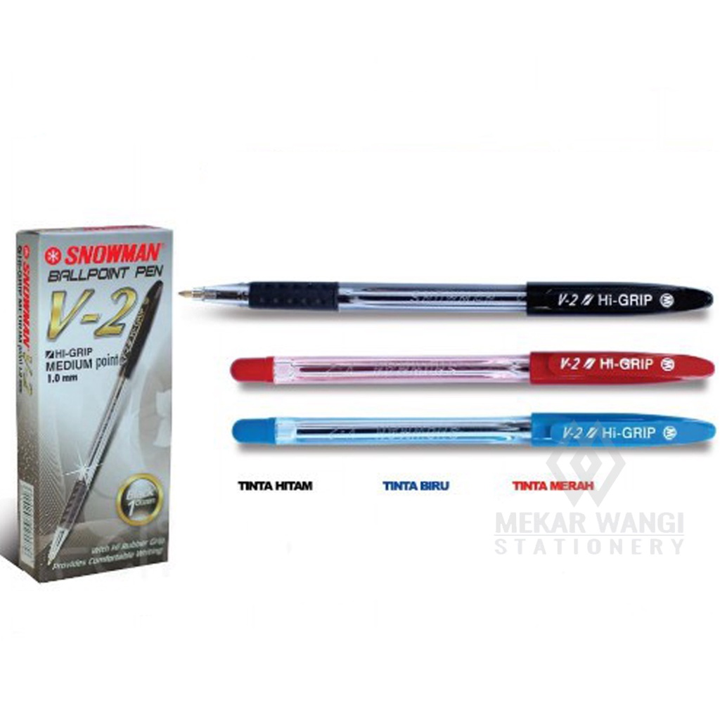 

Pulpen V2 Snowman / Ballpoint V2 / pen