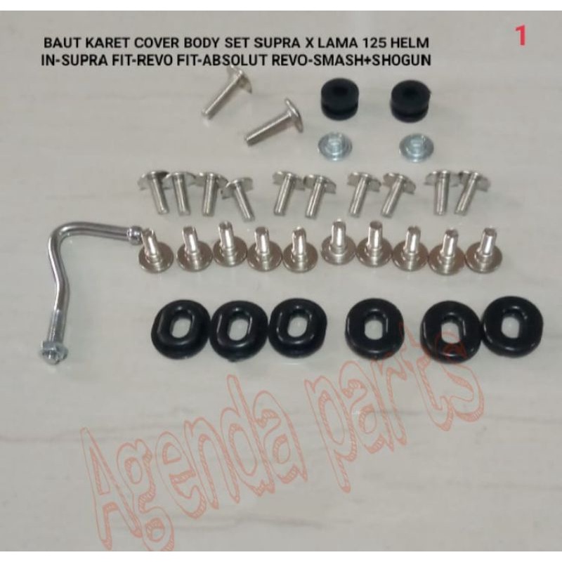 BAUT KARET COVER BODY SET SUPRA X LAMA 125 HELM IN-SUPRA FIT-REVO FIT-ABSOLUT REVO-SMASH+SHOGUN