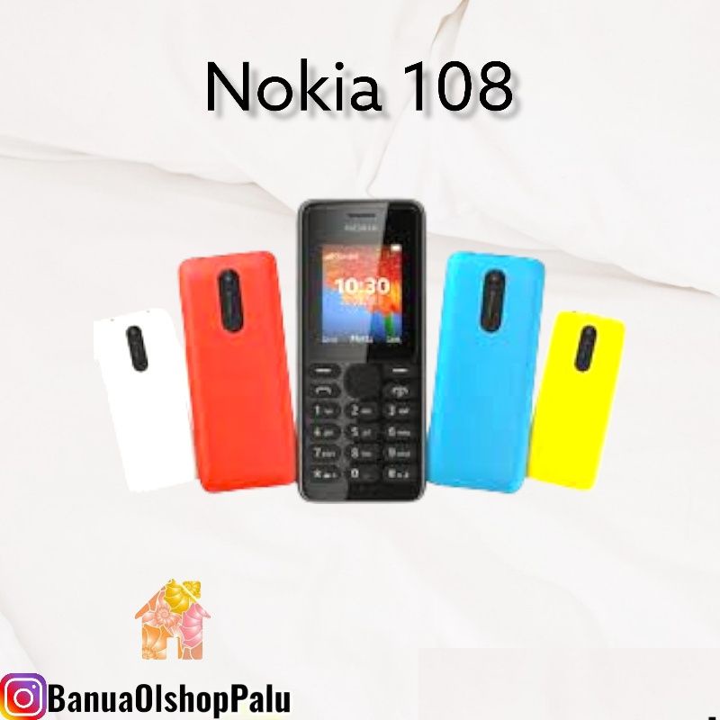 Handphone Hp Nokia 108 Dual Sim Memory dan Camera