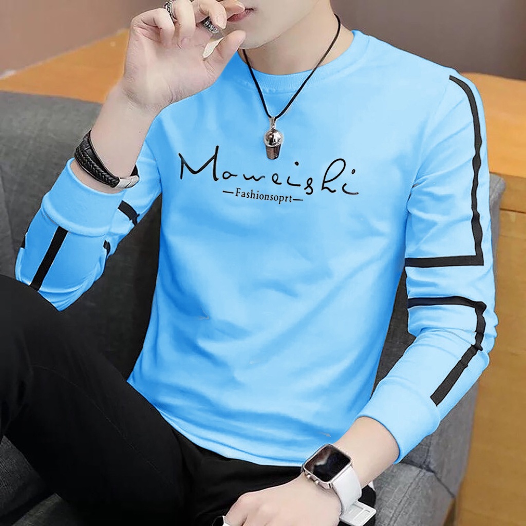 Baju Kaos Distro Fashion Model Sweater Danalo Lengan Panjang Pria