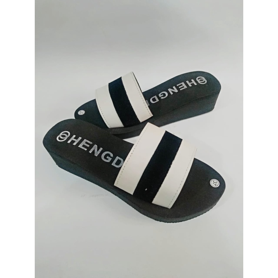 SANDAL SPON WEDGES SELOP WANITA