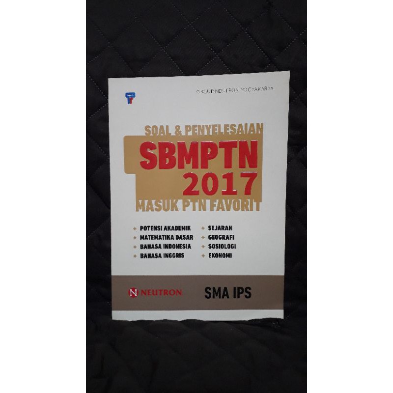 PRELOVED SBMPTN 2017 SOSHUM NEUTRON