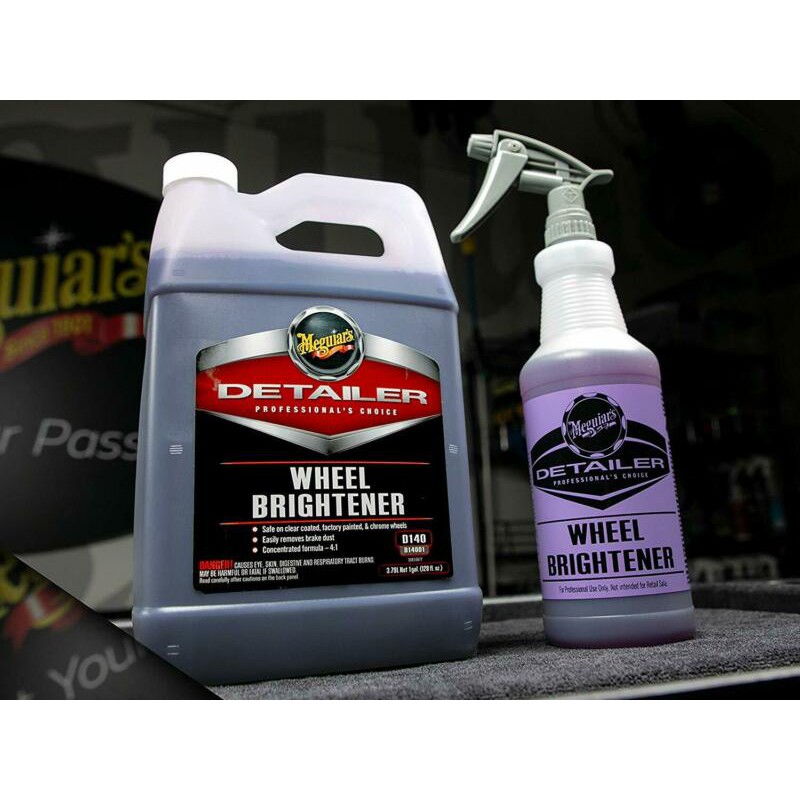MEGUIARS Wheel Brightener Spray Detailer Bottle 32 oz Botol Kosong Pembersih Pelek Mobil Ban Kolong