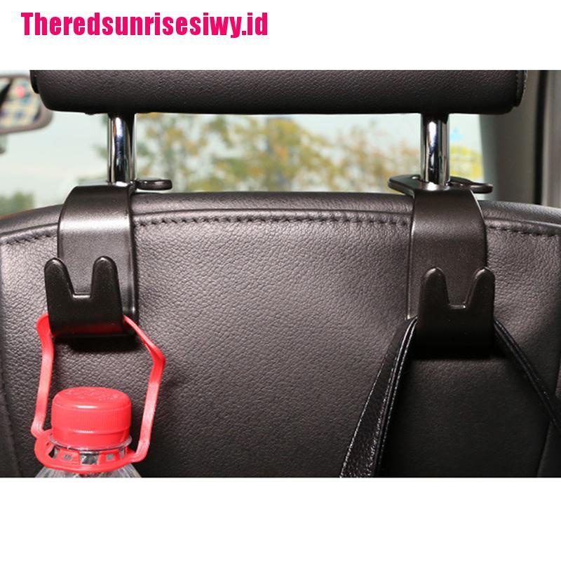 【Theredsunrisesiwy.id】Universal Car Headrest Back Seat Hook 2pcs Seat Hanger Vehicle Organizer Holder