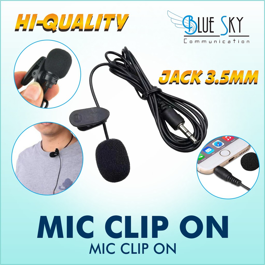 MIC CLIP ON BROADCAST